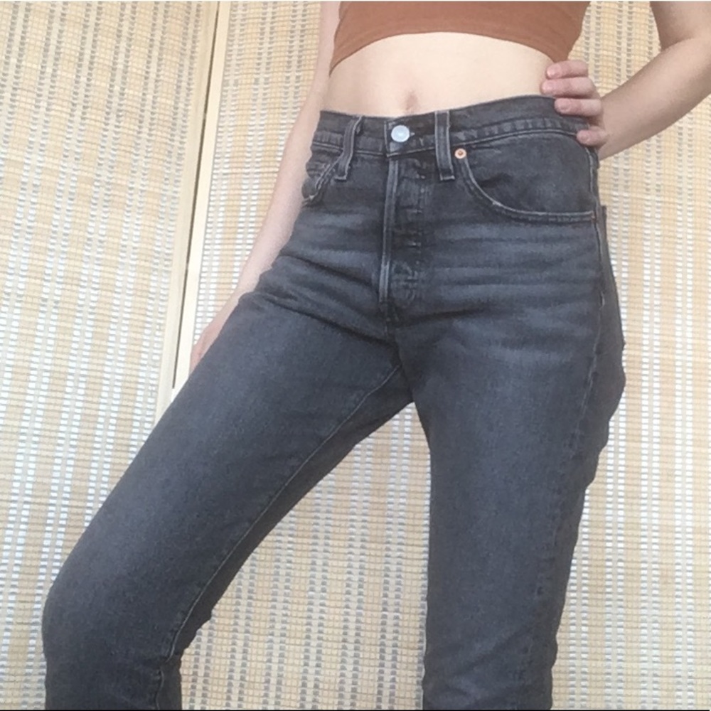 Grey Levi’s Premium 501 Skinny Jeans W28